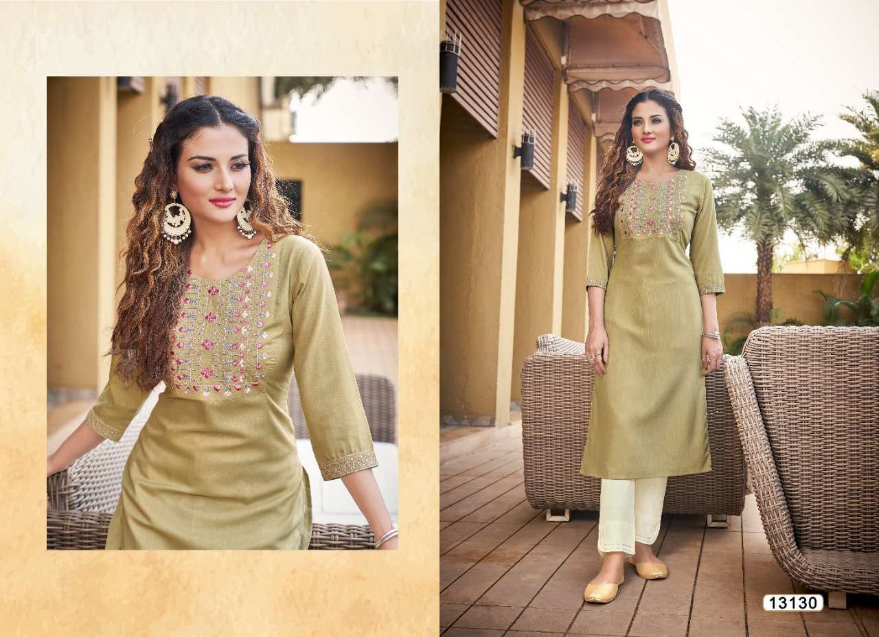 LIZA BY KIVI 13129 TO 13134 SERIES DESIGNER STYLISH FANCY COLORFUL BEAUTIFUL PARTY WEAR & ETHNIC WEAR COLLECTION RAYON EMBROIDERY KURTIS AT WHOLESALE PRICE