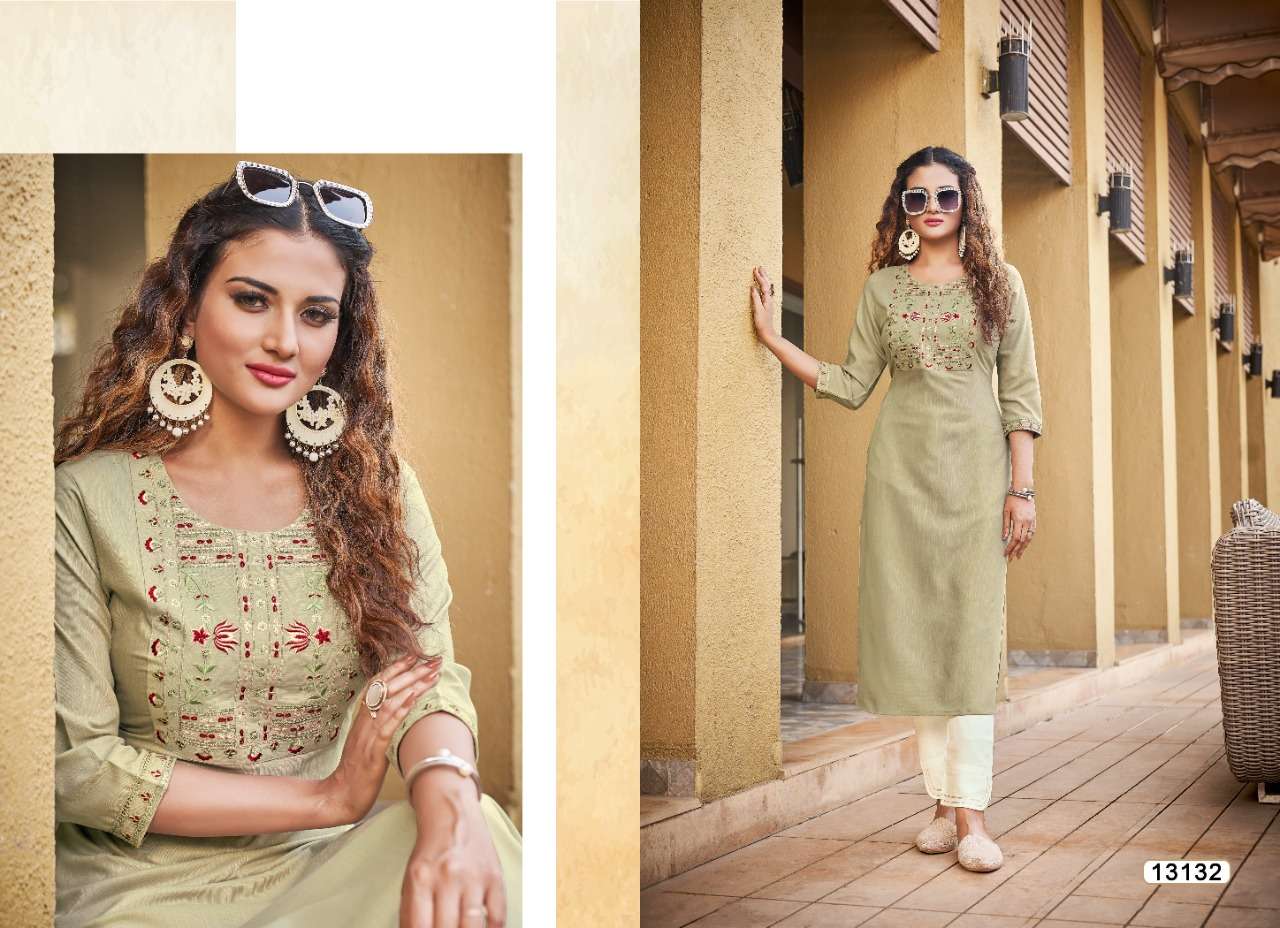 LIZA BY KIVI 13129 TO 13134 SERIES DESIGNER STYLISH FANCY COLORFUL BEAUTIFUL PARTY WEAR & ETHNIC WEAR COLLECTION RAYON EMBROIDERY KURTIS AT WHOLESALE PRICE