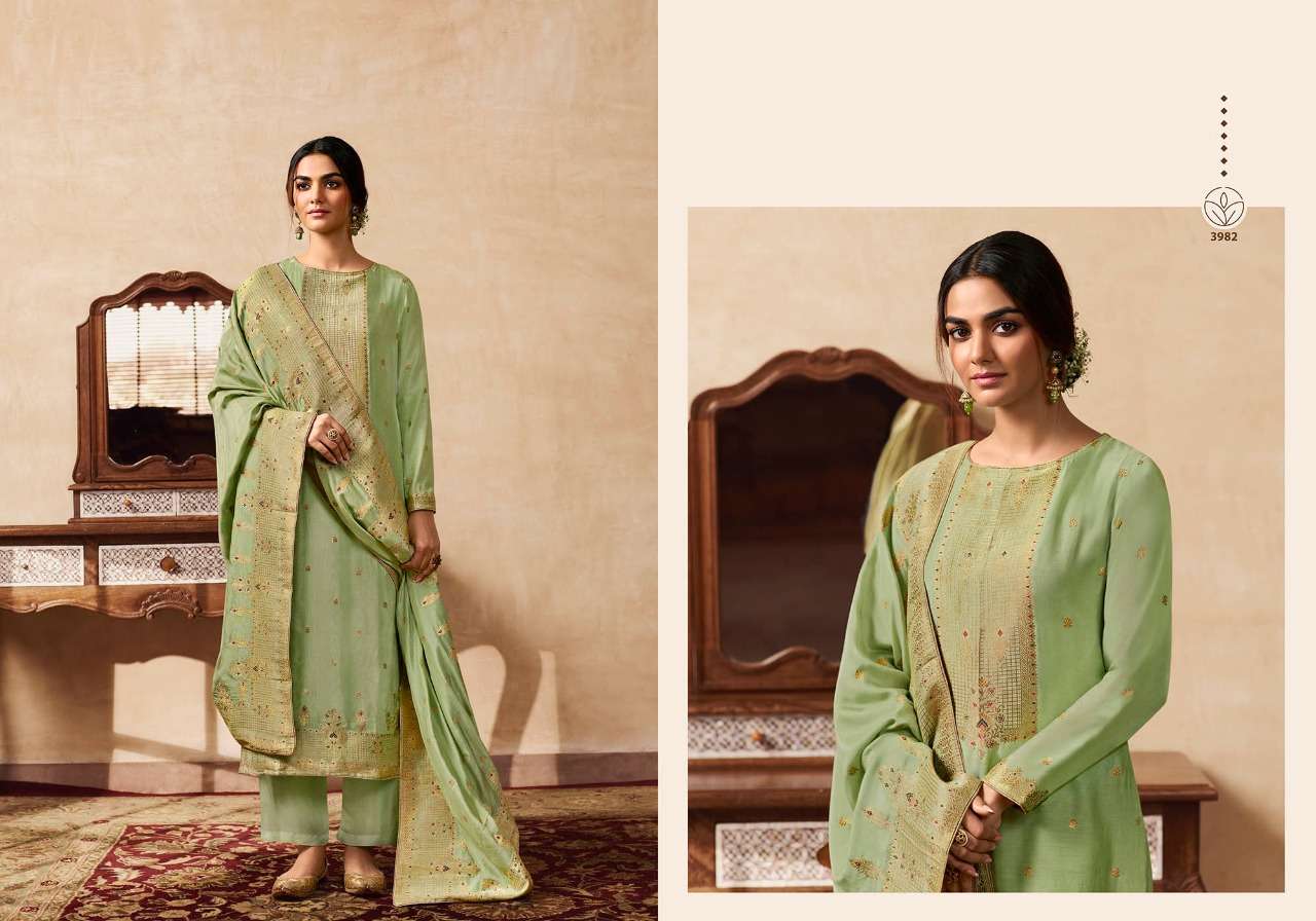 ADIVA BY CHARMY 3981 TO 3986 SERIES BEAUTIFUL SUITS COLORFUL STYLISH FANCY CASUAL WEAR & ETHNIC WEAR MUSLIN SILK DRESSES AT WHOLESALE PRICE