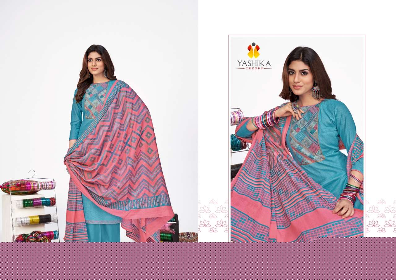 KAANTHA VOL-2 BY YASHIKA TRENDS 2001 TO 2008 SERIES BEAUTIFUL SUITS STYLISH FANCY COLORFUL PARTY WEAR & OCCASIONAL WEAR HEAVY COTTON PRINT DRESSES AT WHOLESALE PRICE
