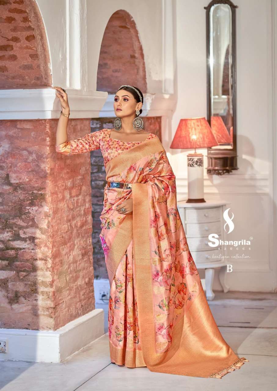 JASMINE DIGITAL PALLU BY SHANGRILA A TO H SERIES INDIAN TRADITIONAL WEAR COLLECTION BEAUTIFUL STYLISH FANCY COLORFUL PARTY WEAR & OCCASIONAL WEAR FANCY SAREES AT WHOLESALE PRICE