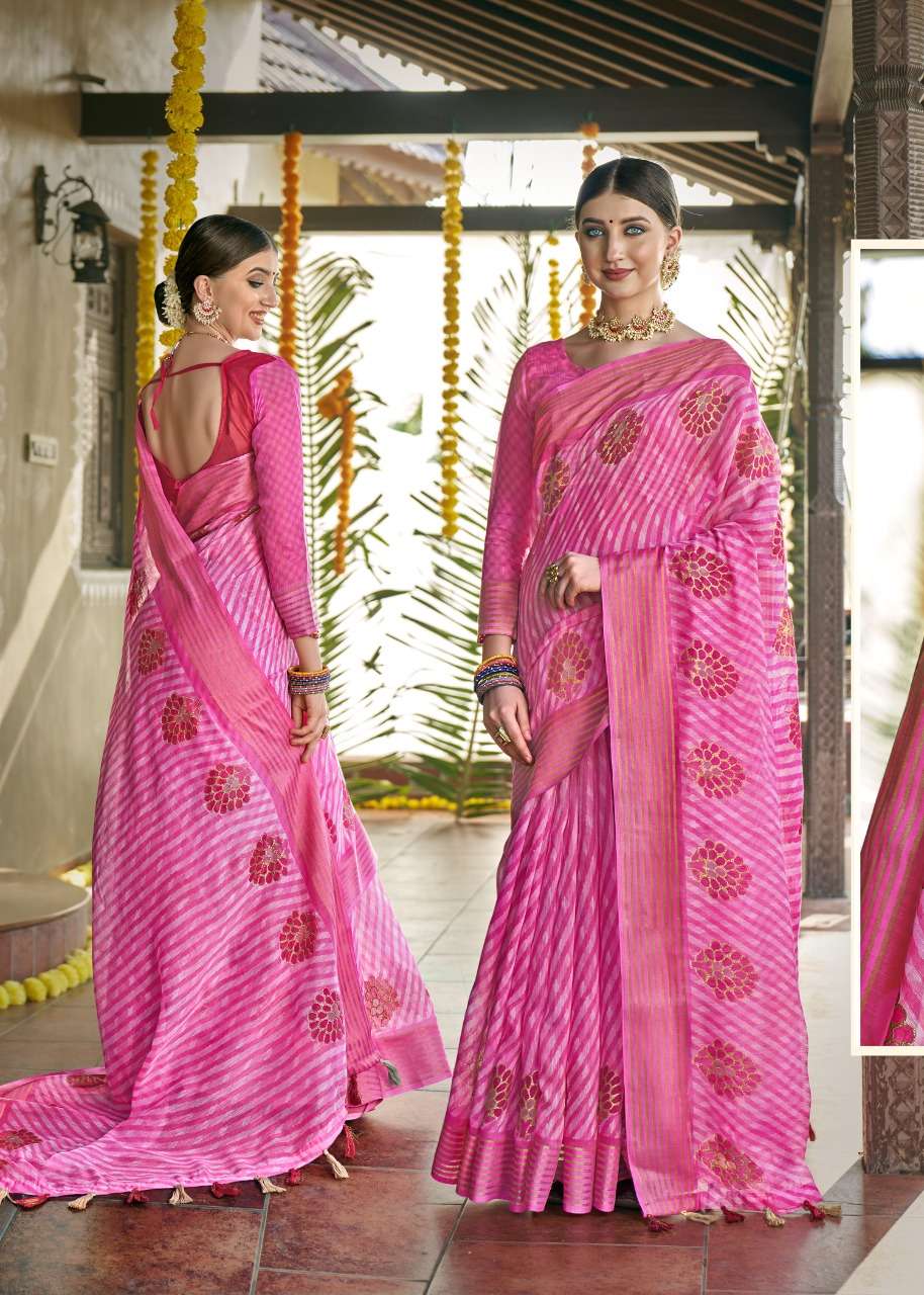 AADARSHINI BY TRIVENI 15291 TO 15298 SERIES INDIAN TRADITIONAL WEAR COLLECTION BEAUTIFUL STYLISH FANCY COLORFUL PARTY WEAR & OCCASIONAL WEAR COTTON SAREES AT WHOLESALE PRICE