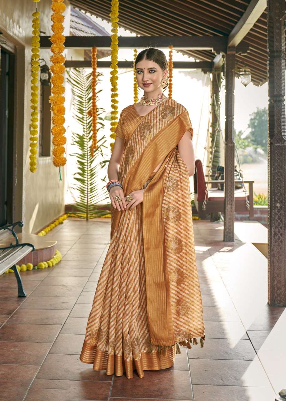 AADARSHINI BY TRIVENI 15291 TO 15298 SERIES INDIAN TRADITIONAL WEAR COLLECTION BEAUTIFUL STYLISH FANCY COLORFUL PARTY WEAR & OCCASIONAL WEAR COTTON SAREES AT WHOLESALE PRICE