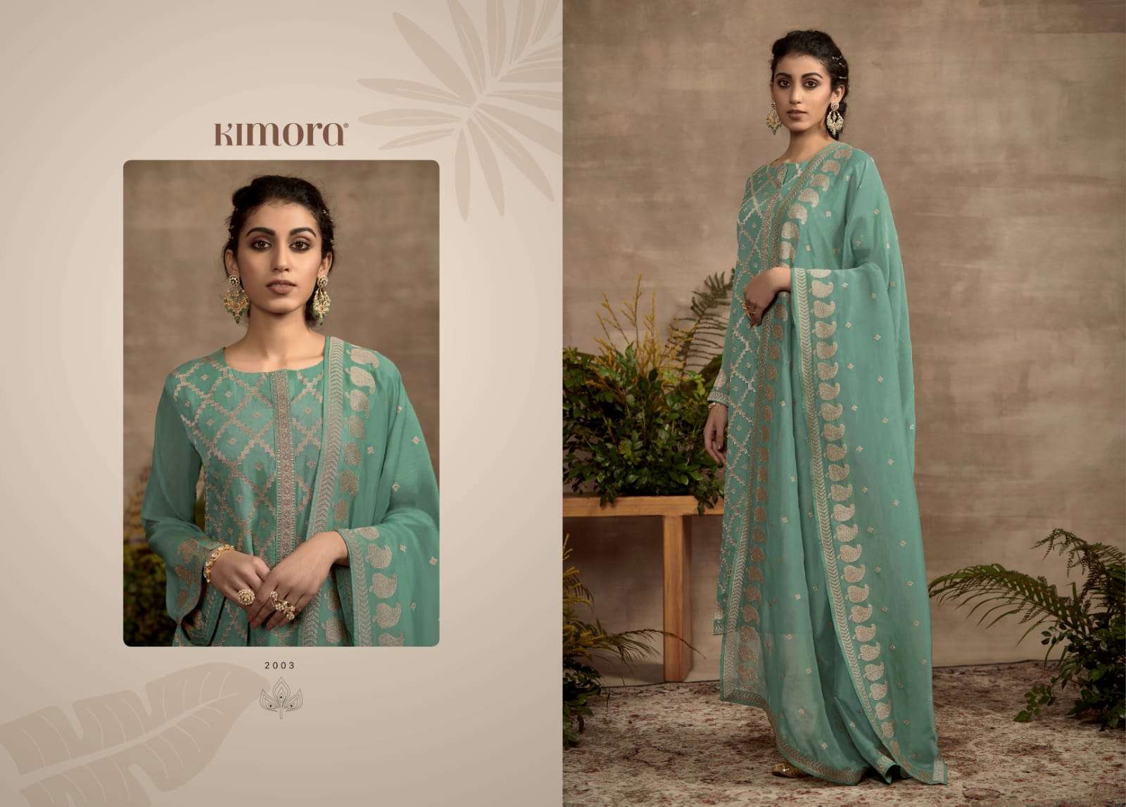 TILLA BY KIMORA FASHION 2001 TO 2008 SERIES BEAUTIFUL SUITS COLORFUL STYLISH FANCY CASUAL WEAR & ETHNIC WEAR PURE ORGANZA EMBROIDERED DRESSES AT WHOLESALE PRICE