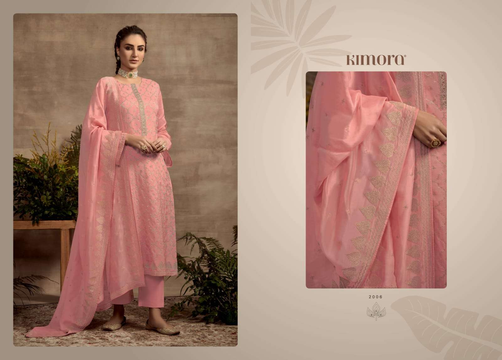 TILLA BY KIMORA FASHION 2001 TO 2008 SERIES BEAUTIFUL SUITS COLORFUL STYLISH FANCY CASUAL WEAR & ETHNIC WEAR PURE ORGANZA EMBROIDERED DRESSES AT WHOLESALE PRICE
