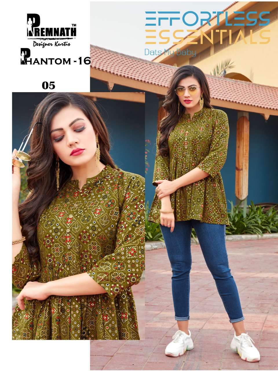PHANTOM VOL-16 BY PREMNATH 01 TO 08 SERIES BEAUTIFUL STYLISH FANCY COLORFUL CASUAL WEAR & ETHNIC WEAR RAYON PRINT TOPS AT WHOLESALE PRICE
