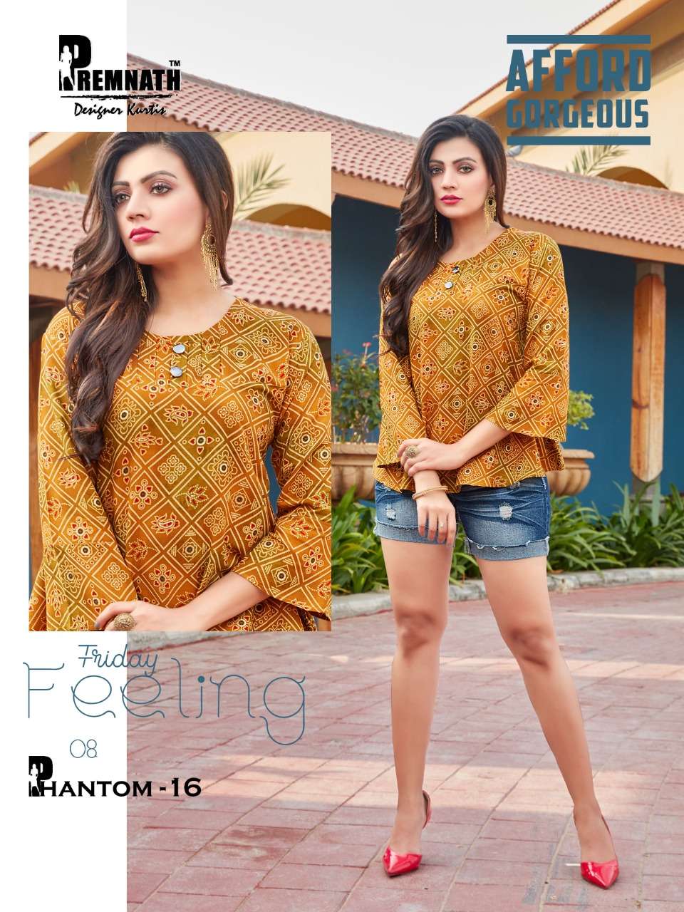 PHANTOM VOL-16 BY PREMNATH 01 TO 08 SERIES BEAUTIFUL STYLISH FANCY COLORFUL CASUAL WEAR & ETHNIC WEAR RAYON PRINT TOPS AT WHOLESALE PRICE