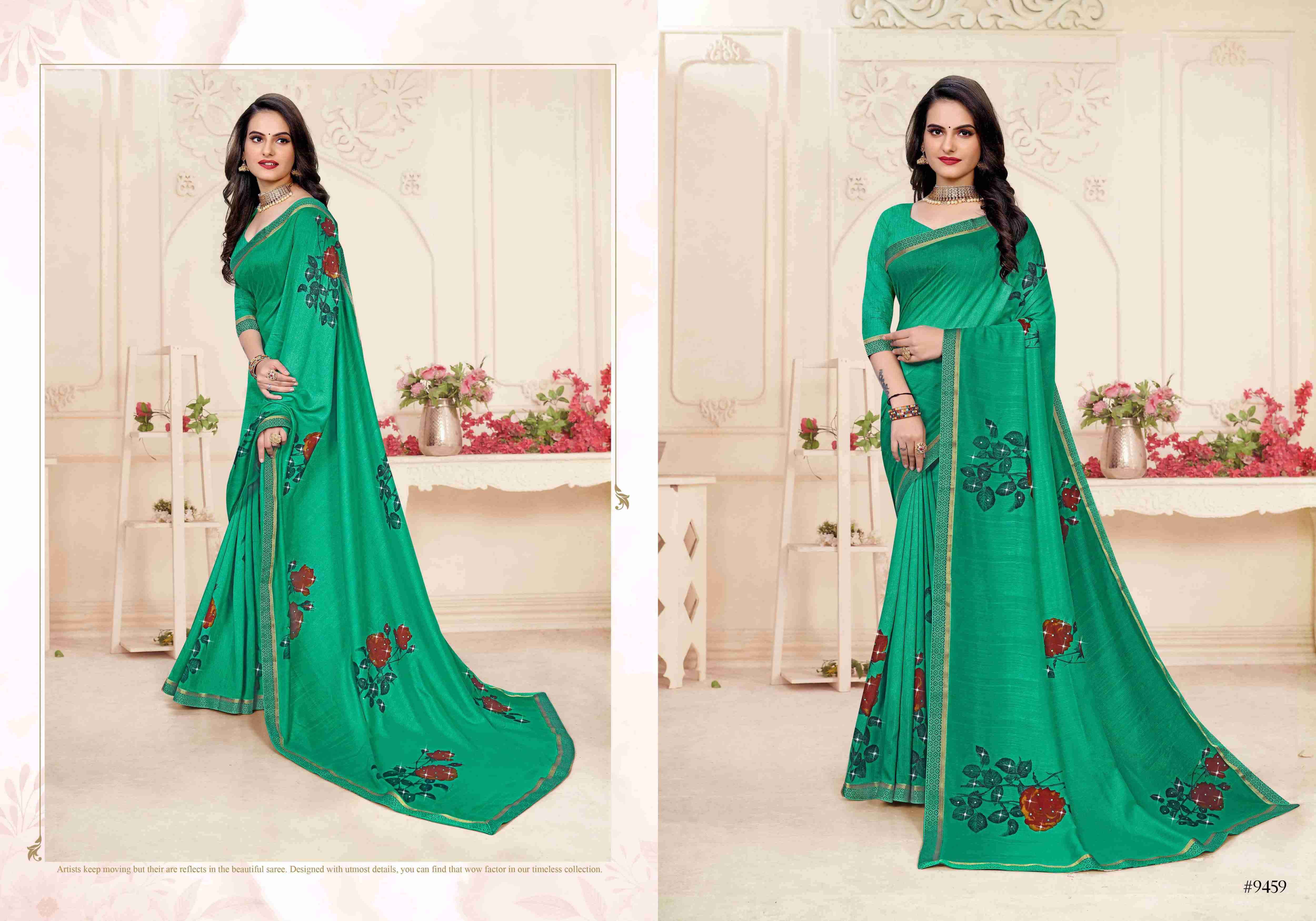 SHREYA VOL-2 BY BARGAD INDIAN TRADITIONAL WEAR COLLECTION BEAUTIFUL STYLISH FANCY COLORFUL PARTY WEAR & OCCASIONAL WEAR VICHITRA SILK SAREES AT WHOLESALE PRICE