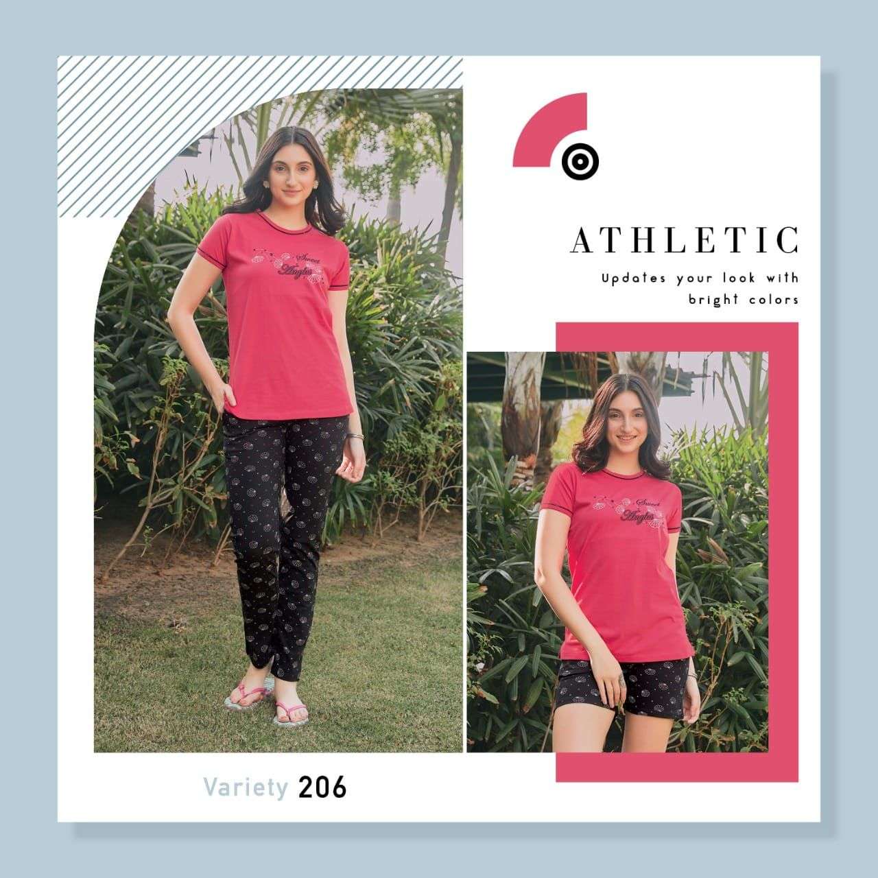 VARIETY VOL-2 BY LUVIT 201 TO 208 SERIES BEAUTIFUL STYLISH FANCY COLORFUL CASUAL WEAR & ETHNIC WEAR PURE SINKER PRINTED NIGHT SUITS AT WHOLESALE PRICE