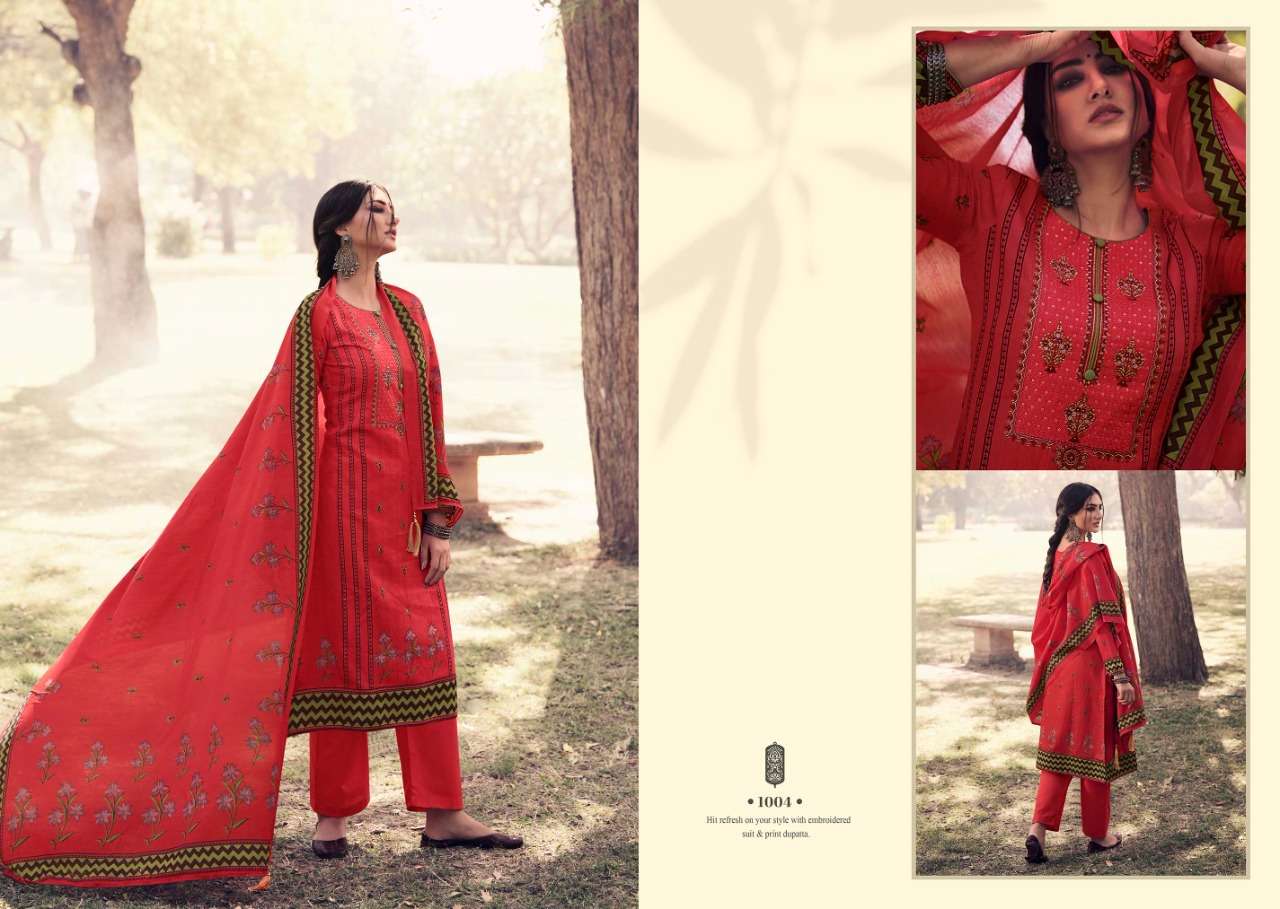 SKYE BY HERMITAGE 1001 TO 1005 SERIES BEAUTIFUL SUITS COLORFUL STYLISH FANCY CASUAL WEAR & ETHNIC WEAR PURE JAM SATIN PRINT DRESSES AT WHOLESALE PRICE