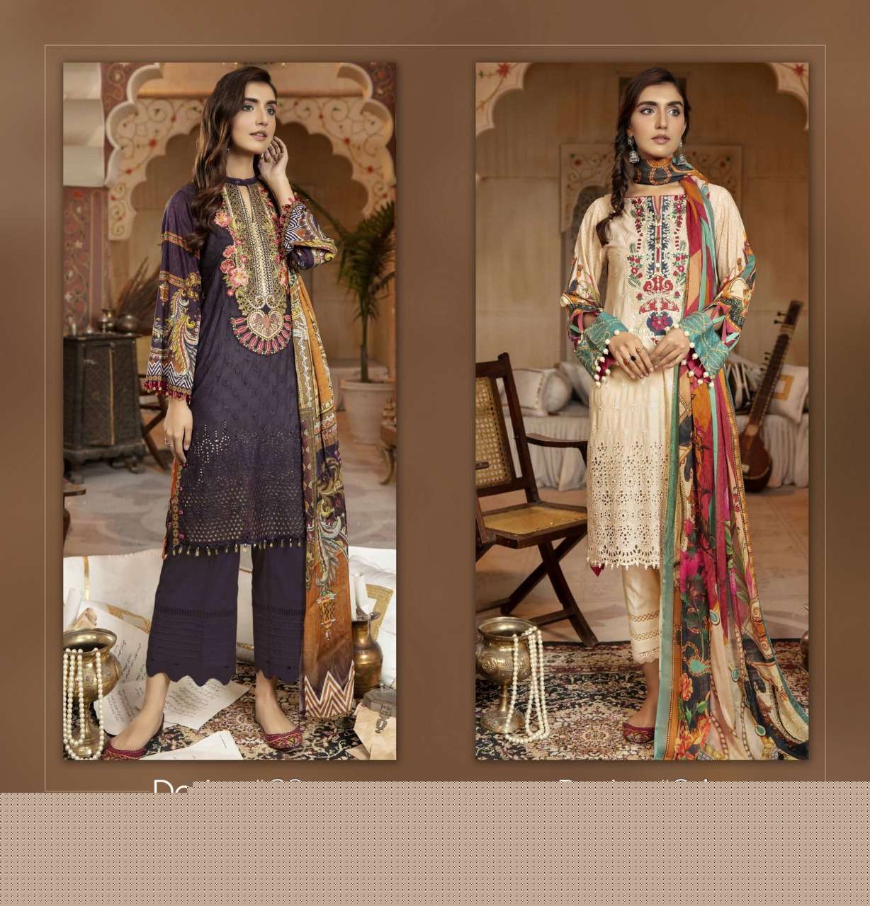 JIA KHAN BY SAFINAZ 01 TO 04 SERIES BEAUTIFUL PAKISTANI SUITS COLORFUL STYLISH FANCY CASUAL WEAR & ETHNIC WEAR LAWN EMBROIDERED DRESSES AT WHOLESALE PRICE