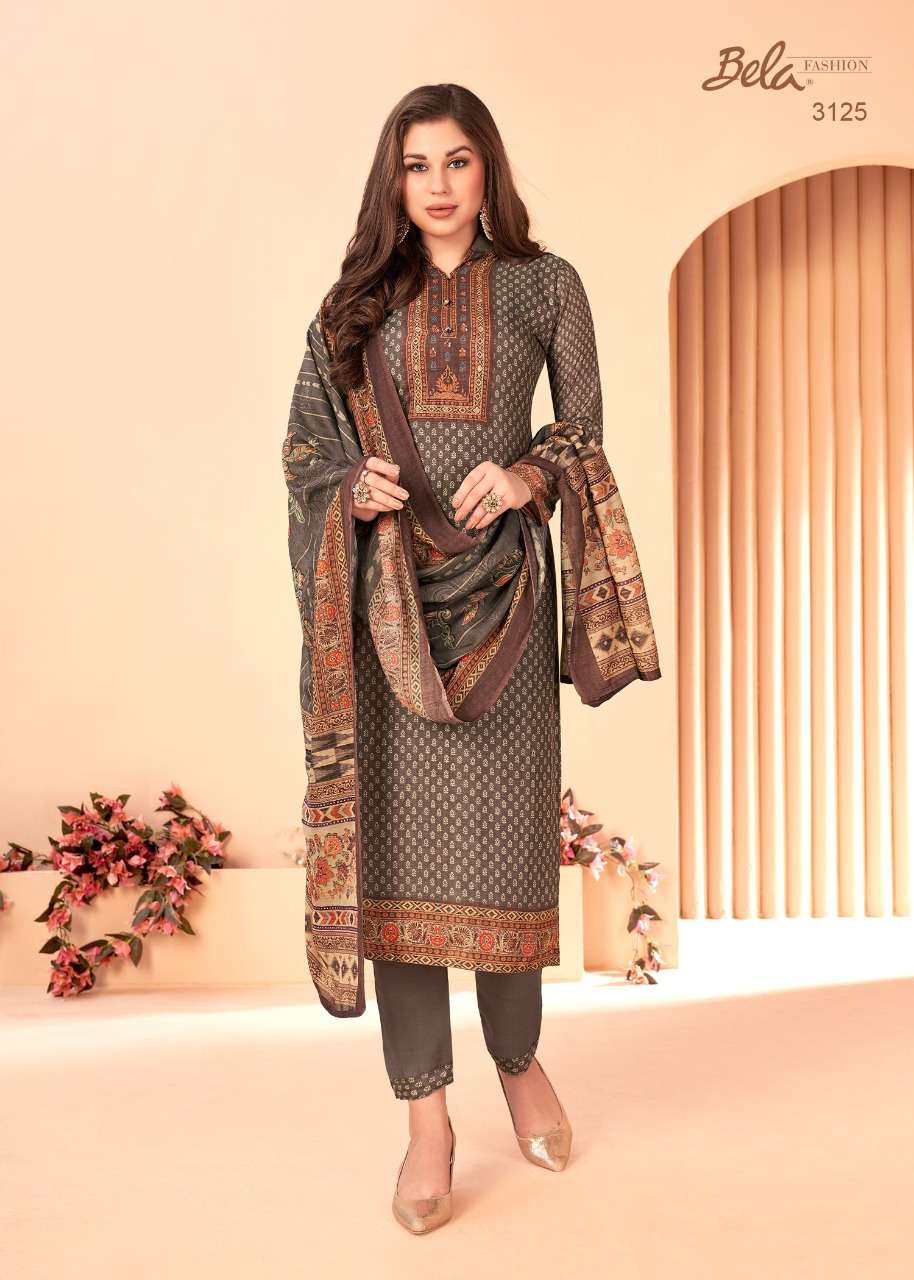 SARAAB BY BELA FASHION 3123 TO 3129 SERIES BEAUTIFUL SUITS COLORFUL STYLISH FANCY CASUAL WEAR & ETHNIC WEAR COTTON SILK DIGITAL PRINT DRESSES AT WHOLESALE PRICE