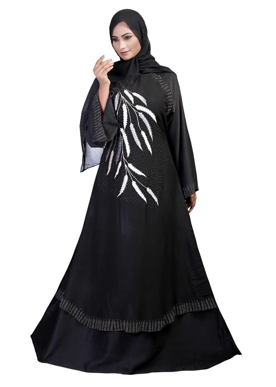 LEAF BURQA BY FASHID WHOLESALE 01 TO 04 SERIES BEAUTIFUL STYLISH FANCY COLORFUL CASUAL WEAR & ETHNIC WEAR FANCY BURQA AT WHOLESALE PRICE