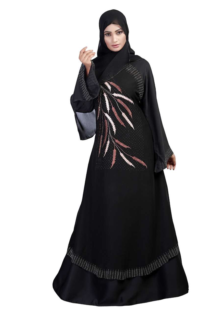 LEAF BURQA BY FASHID WHOLESALE 01 TO 04 SERIES BEAUTIFUL STYLISH FANCY COLORFUL CASUAL WEAR & ETHNIC WEAR FANCY BURQA AT WHOLESALE PRICE