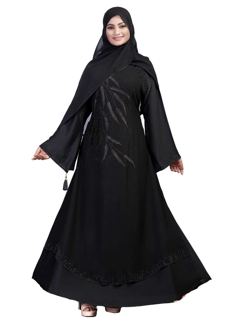LEAF BURQA BY FASHID WHOLESALE 01 TO 04 SERIES BEAUTIFUL STYLISH FANCY COLORFUL CASUAL WEAR & ETHNIC WEAR FANCY BURQA AT WHOLESALE PRICE