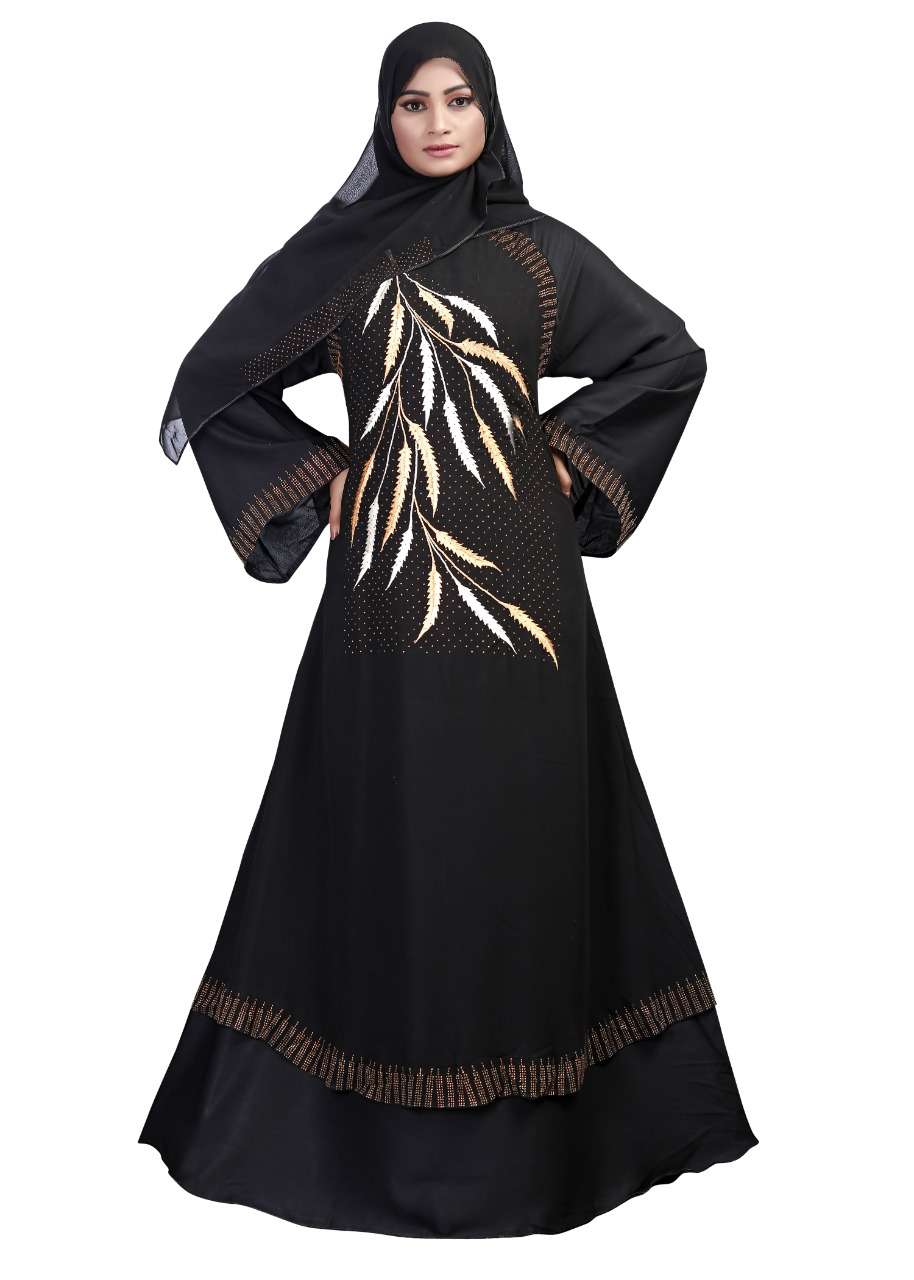 LEAF BURQA BY FASHID WHOLESALE 01 TO 04 SERIES BEAUTIFUL STYLISH FANCY COLORFUL CASUAL WEAR & ETHNIC WEAR FANCY BURQA AT WHOLESALE PRICE