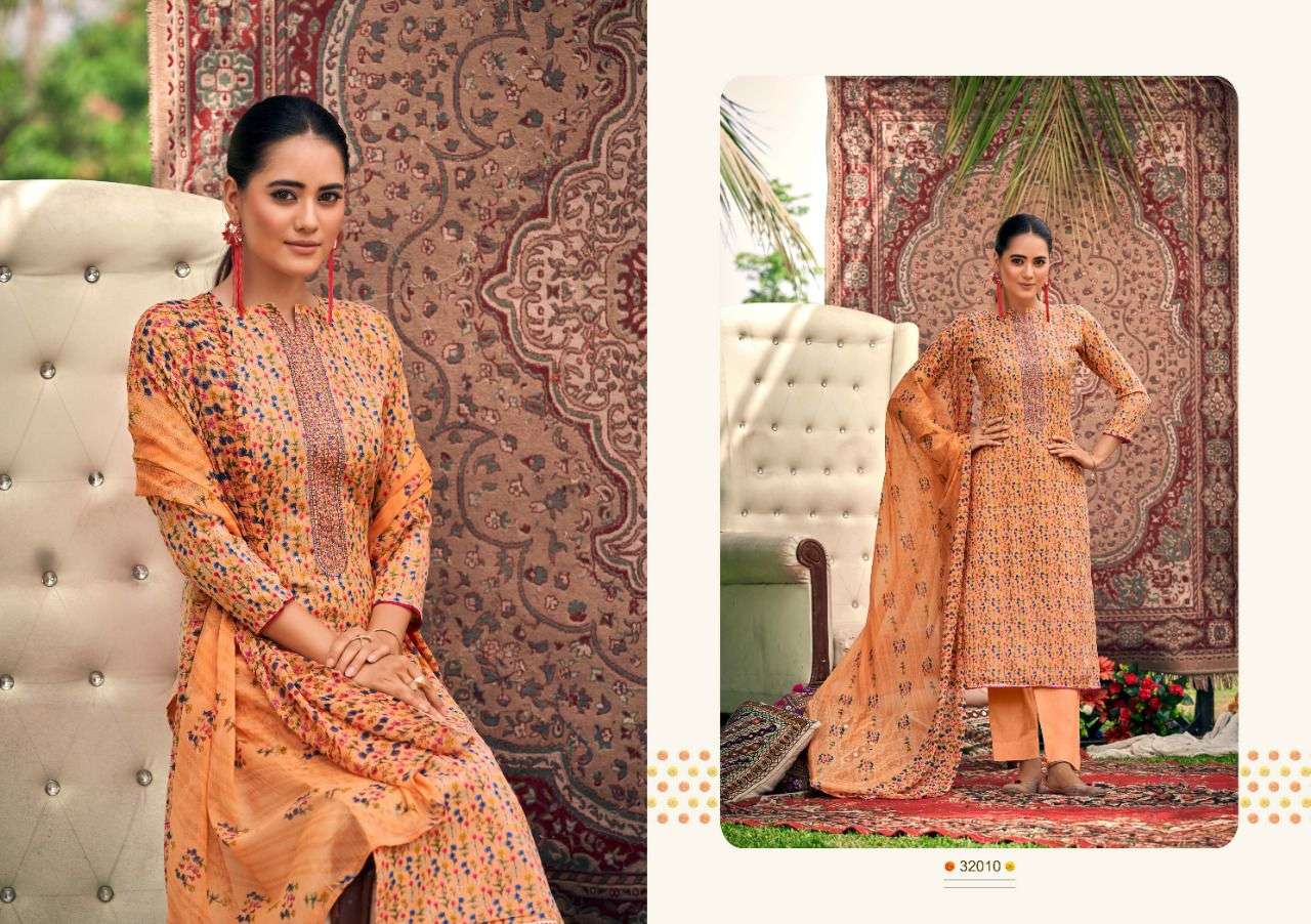 SONI SIYONI VOL-10 BY SIYONI 32001 TO 32010 SERIES BEAUTIFUL STYLISH SUITS FANCY COLORFUL CASUAL WEAR & ETHNIC WEAR & READY TO WEAR COTTON SLUB EMBROIDERED DRESSES AT WHOLESALE PRICE