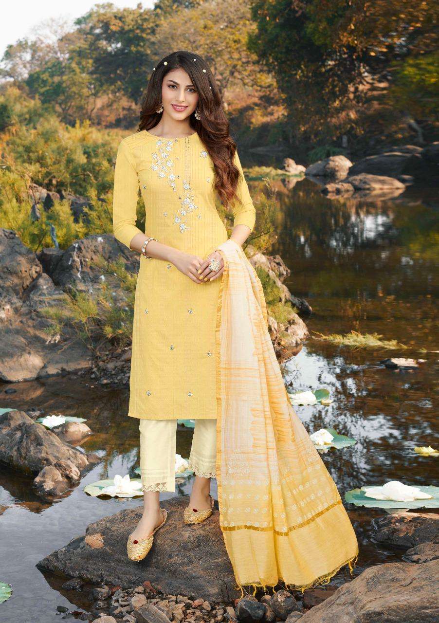 COTTON CRUSH BY AF 2261 TO 2266 SERIES BEAUTIFUL SUITS COLORFUL STYLISH FANCY CASUAL WEAR & ETHNIC WEAR COTTON LUREX DRESSES AT WHOLESALE PRICE