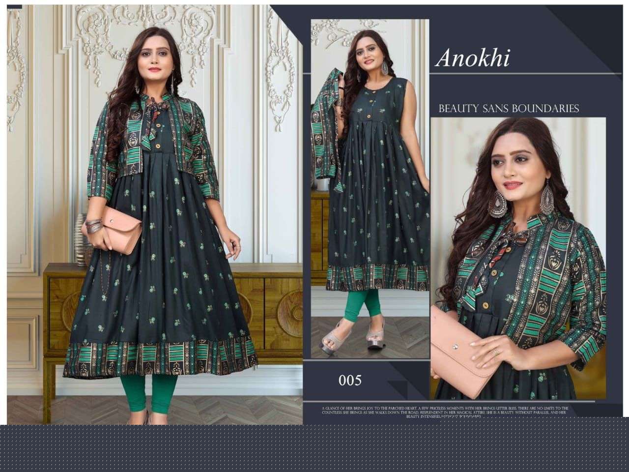 ANOKHI VOL-2 BY AAGYA 001 TO 010 SERIES DESIGNER STYLISH FANCY COLORFUL BEAUTIFUL PARTY WEAR & ETHNIC WEAR COLLECTION RAYON PRINT KURTIS AT WHOLESALE PRICE