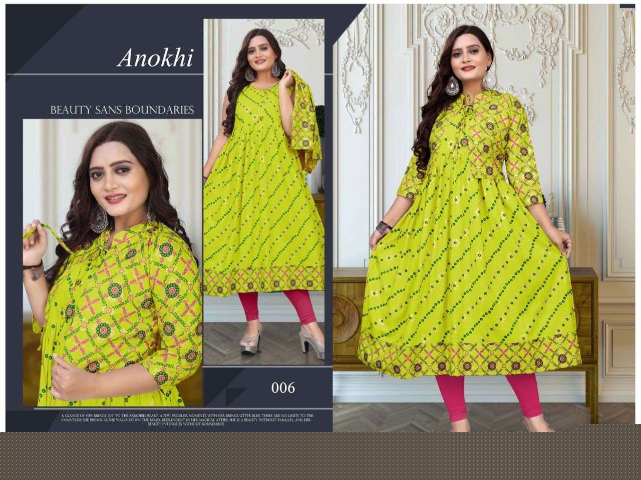 ANOKHI VOL-2 BY AAGYA 001 TO 010 SERIES DESIGNER STYLISH FANCY COLORFUL BEAUTIFUL PARTY WEAR & ETHNIC WEAR COLLECTION RAYON PRINT KURTIS AT WHOLESALE PRICE