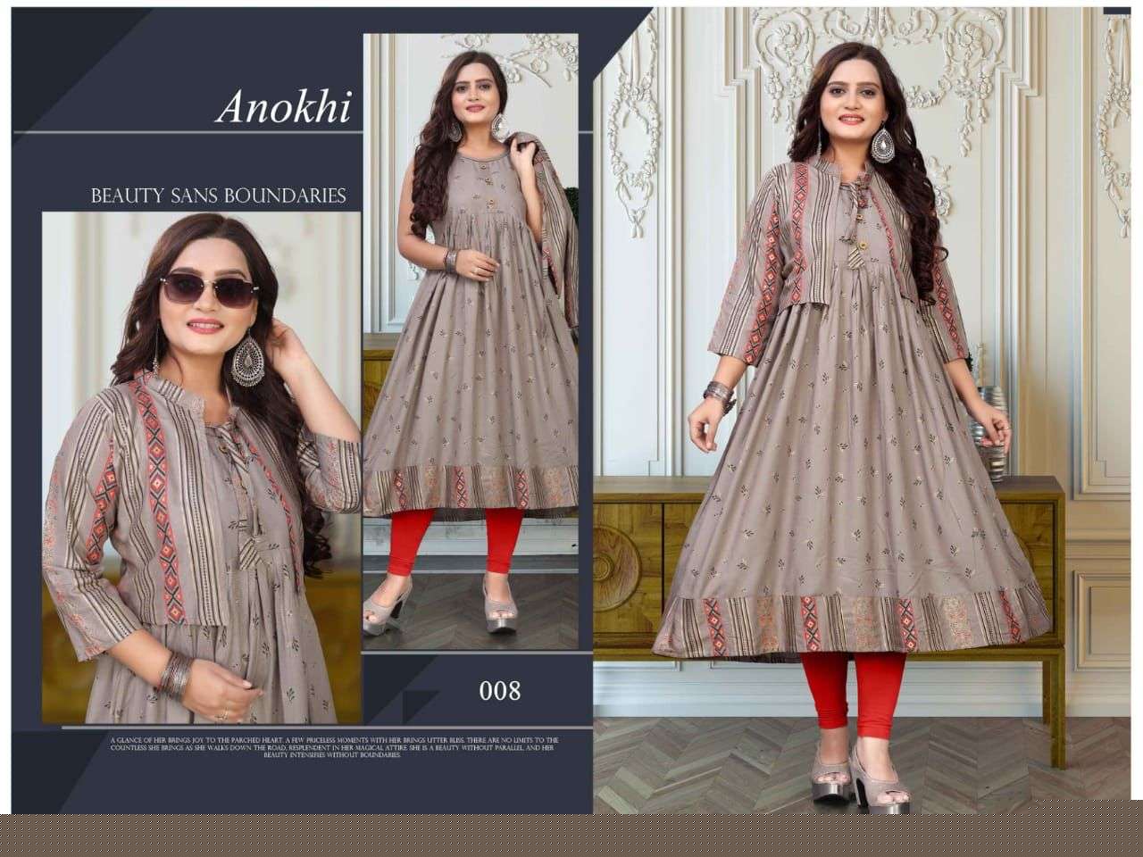 ANOKHI VOL-2 BY AAGYA 001 TO 010 SERIES DESIGNER STYLISH FANCY COLORFUL BEAUTIFUL PARTY WEAR & ETHNIC WEAR COLLECTION RAYON PRINT KURTIS AT WHOLESALE PRICE