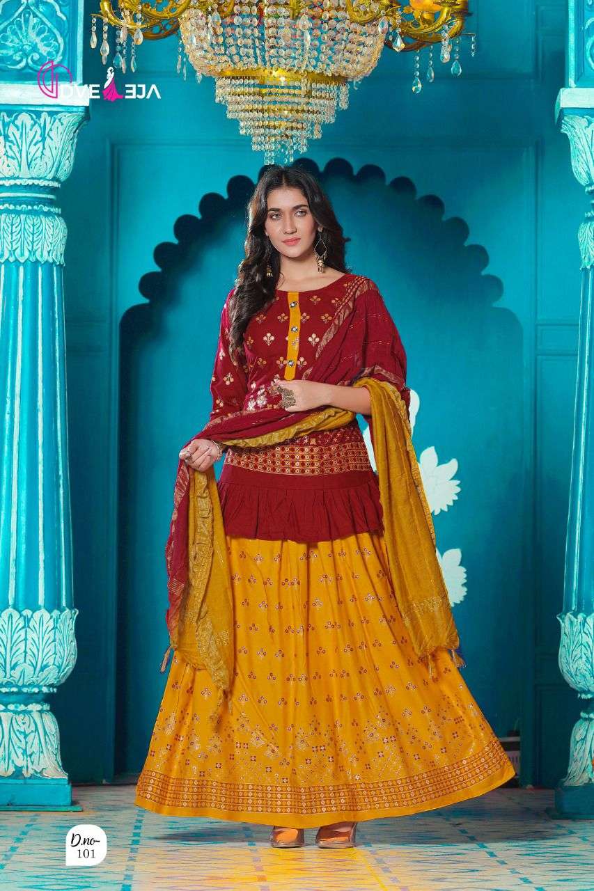 VINTAGE BY DVEEJA 101 TO 108 SERIES BEAUTIFUL SUITS COLORFUL STYLISH FANCY CASUAL WEAR & ETHNIC WEAR RAYON FOIL PRINT DRESSES AT WHOLESALE PRICE