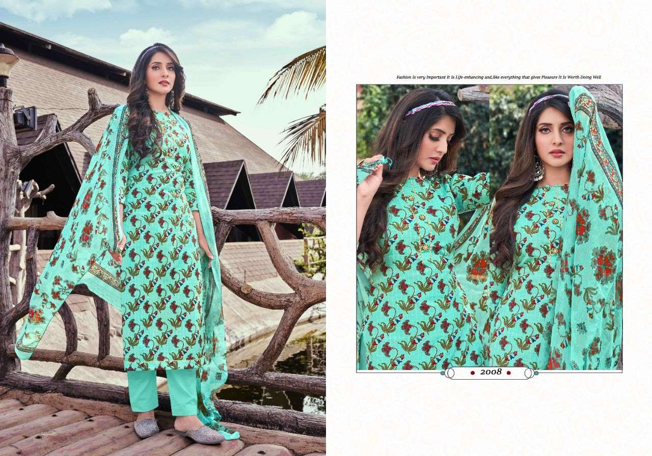 ROSE BY RADHA FAB 2001 TO 2010 SERIES BEAUTIFUL SUITS COLORFUL STYLISH FANCY CASUAL WEAR & ETHNIC WEAR PURE COTTON DIGITAL PRINT DRESSES AT WHOLESALE PRICE