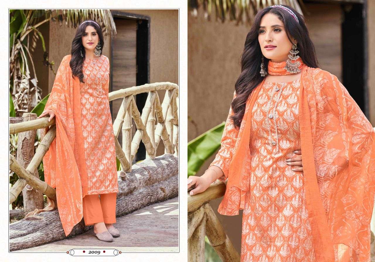 ROSE BY RADHA FAB 2001 TO 2010 SERIES BEAUTIFUL SUITS COLORFUL STYLISH FANCY CASUAL WEAR & ETHNIC WEAR PURE COTTON DIGITAL PRINT DRESSES AT WHOLESALE PRICE