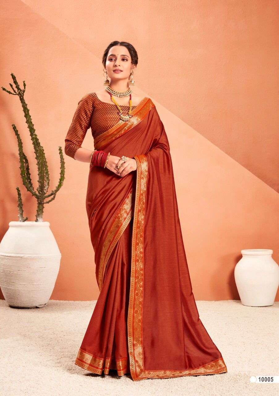 KAMINI SILK VOL-2 BY RIGHT WOMEN 10001 TO 10008 SERIES INDIAN TRADITIONAL WEAR COLLECTION BEAUTIFUL STYLISH FANCY COLORFUL PARTY WEAR & OCCASIONAL WEAR VICHITRA SAREES AT WHOLESALE PRICE