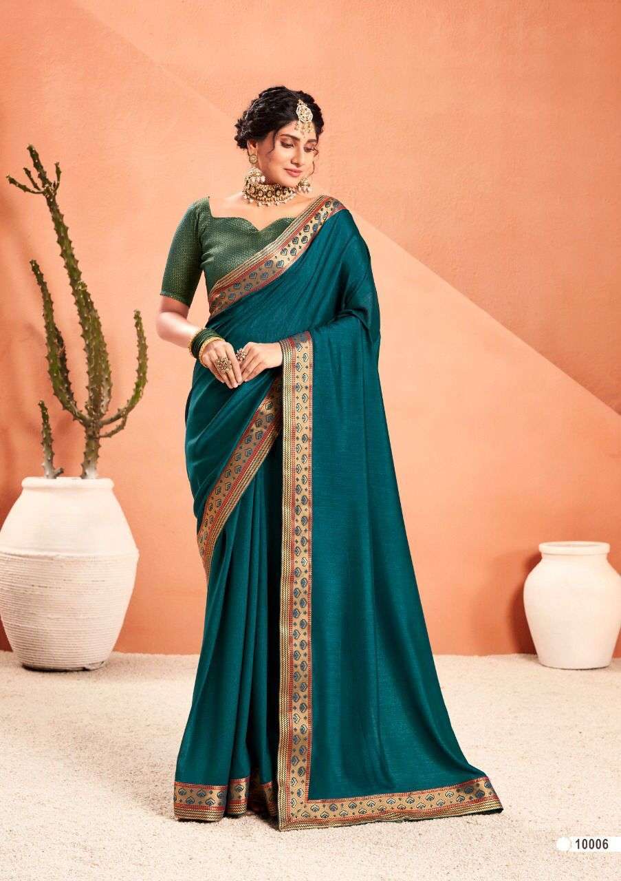KAMINI SILK VOL-2 BY RIGHT WOMEN 10001 TO 10008 SERIES INDIAN TRADITIONAL WEAR COLLECTION BEAUTIFUL STYLISH FANCY COLORFUL PARTY WEAR & OCCASIONAL WEAR VICHITRA SAREES AT WHOLESALE PRICE