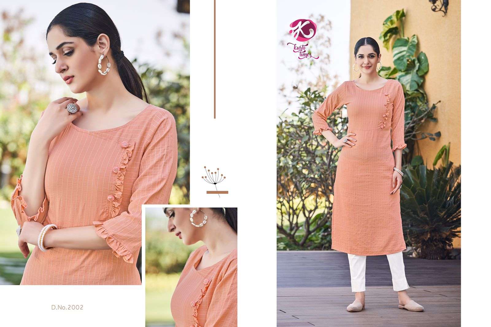 DESIRE BY KURTI TIMES 2001 TO 2004 SERIES DESIGNER STYLISH FANCY COLORFUL BEAUTIFUL PARTY WEAR & ETHNIC WEAR COLLECTION COTTON WITH WORK KURTIS AT WHOLESALE PRICE