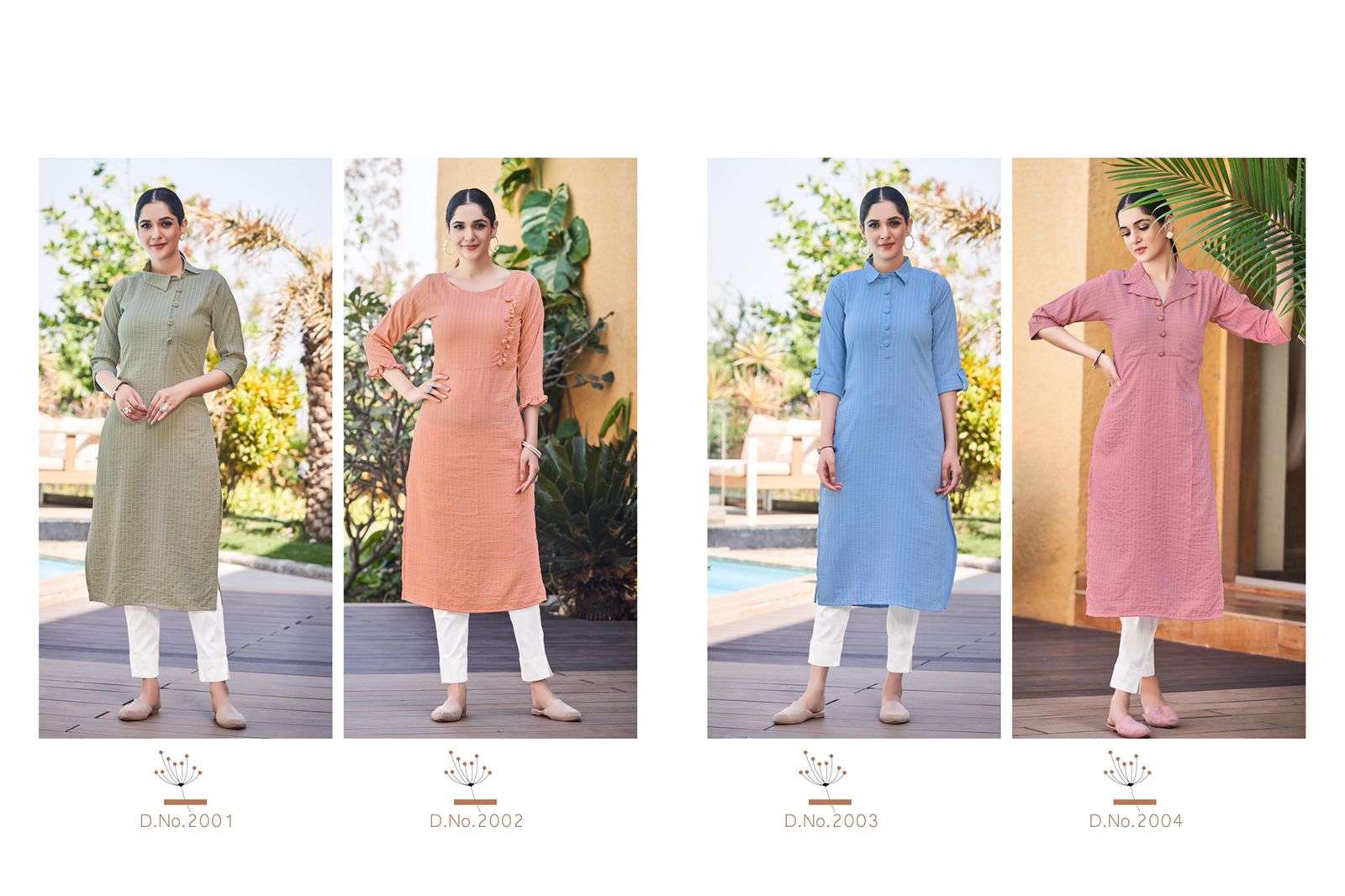 DESIRE BY KURTI TIMES 2001 TO 2004 SERIES DESIGNER STYLISH FANCY COLORFUL BEAUTIFUL PARTY WEAR & ETHNIC WEAR COLLECTION COTTON WITH WORK KURTIS AT WHOLESALE PRICE