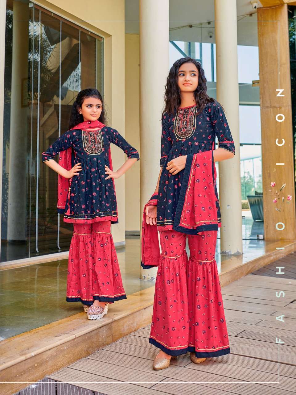 HEER-ZAARA BY ART RIDDHS 1001 TO 1004 SERIES BEAUTIFUL SHARARA SUITS COLORFUL STYLISH FANCY CASUAL WEAR & ETHNIC WEAR PURE VISCOSE RAYON DRESSES AT WHOLESALE PRICE