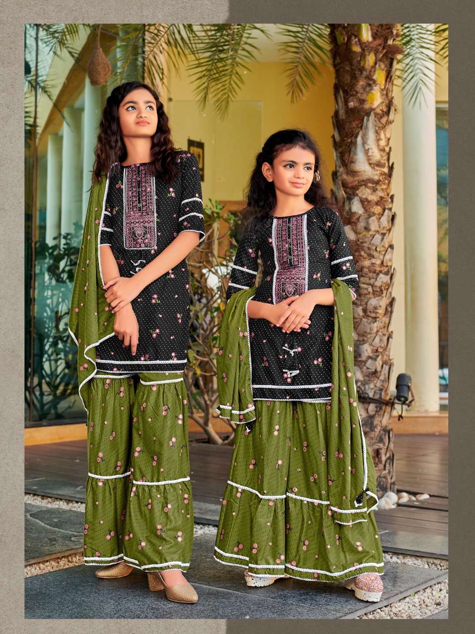 HEER-ZAARA BY ART RIDDHS 1001 TO 1004 SERIES BEAUTIFUL SHARARA SUITS COLORFUL STYLISH FANCY CASUAL WEAR & ETHNIC WEAR PURE VISCOSE RAYON DRESSES AT WHOLESALE PRICE