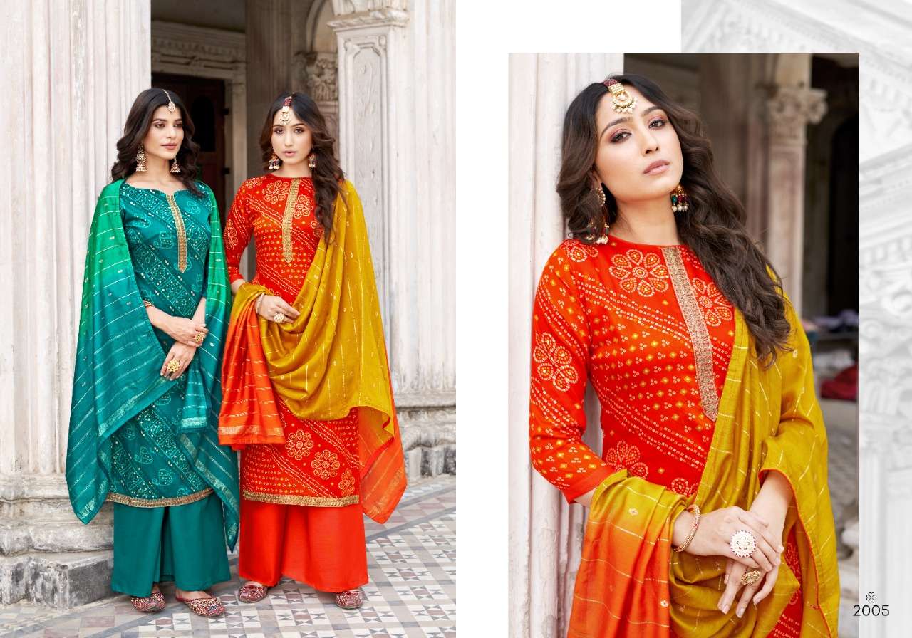 LASHKARA VOL-2 BY SWEETY FASHION 2001 TO 2008 SERIES BEAUTIFUL SUITS COLORFUL STYLISH FANCY CASUAL WEAR & ETHNIC WEAR PURE JAM SILK PRINT DRESSES AT WHOLESALE PRICE