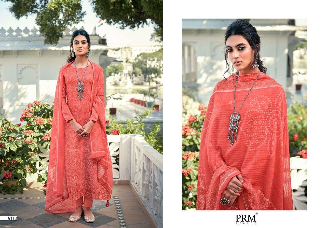 FAZIA BY PRM TRENDZ 9108 TO 9115 SERIES BEAUTIFUL SUITS COLORFUL STYLISH FANCY CASUAL WEAR & ETHNIC WEAR PURE JAM COTTON EMBROIDERED DRESSES AT WHOLESALE PRICE