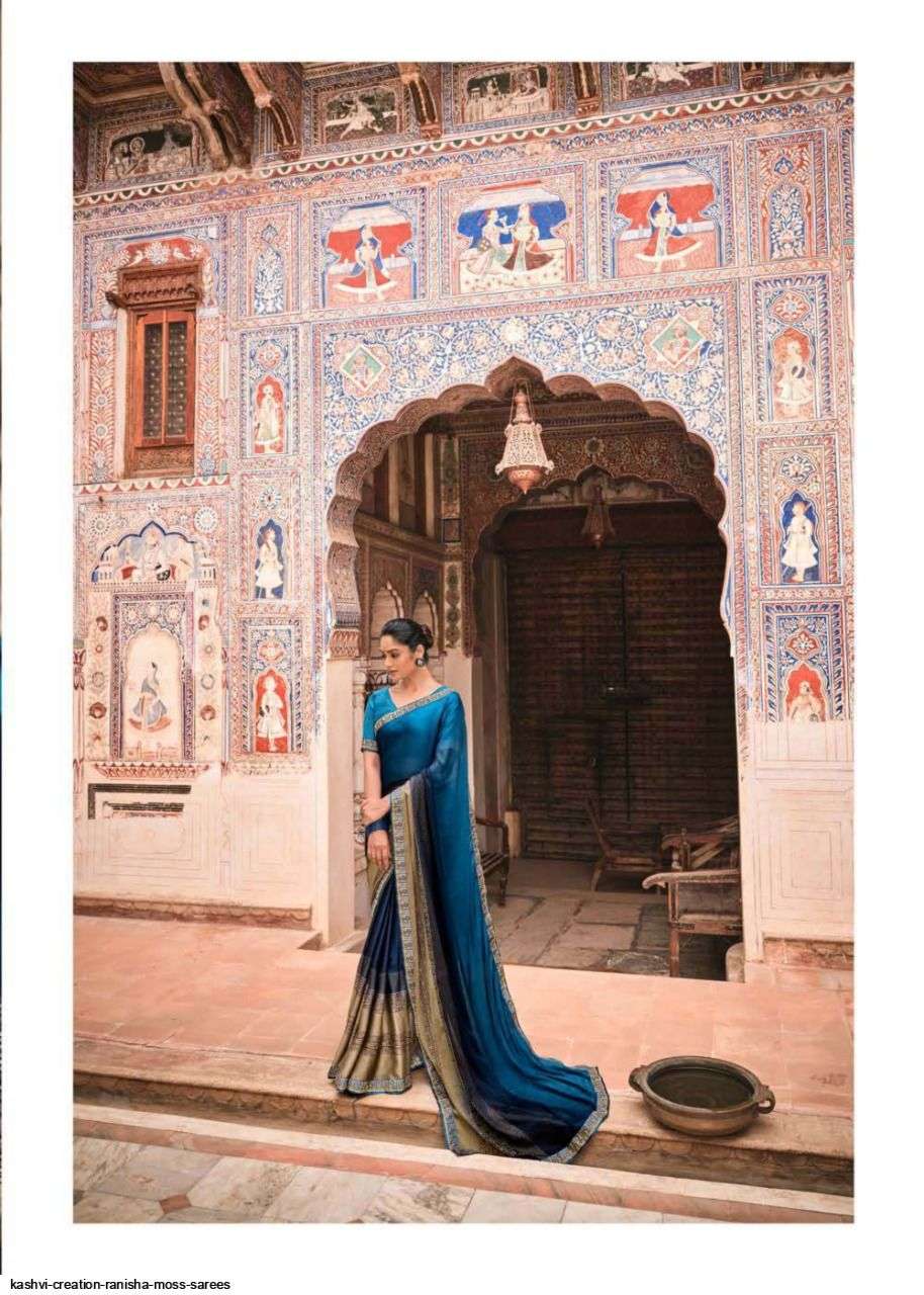 RANISHA BY KASHVI CREATION 72001 TO 72010 SERIES INDIAN TRADITIONAL WEAR COLLECTION BEAUTIFUL STYLISH FANCY COLORFUL PARTY WEAR & OCCASIONAL WEAR FANCY SAREES AT WHOLESALE PRICE