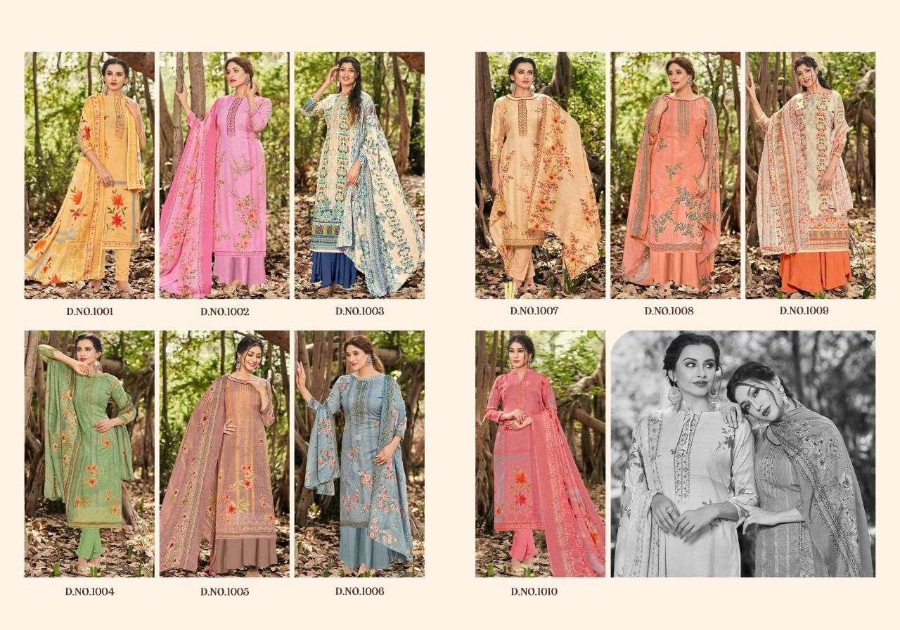 INAYAT VOL-4 BY ADEEVA TRENDZ 1001 TO 1010 SERIES BEAUTIFUL STYLISH SUITS FANCY COLORFUL CASUAL WEAR & ETHNIC WEAR & READY TO WEAR COTTON DIGITAL PRINTED DRESSES AT WHOLESALE PRICE