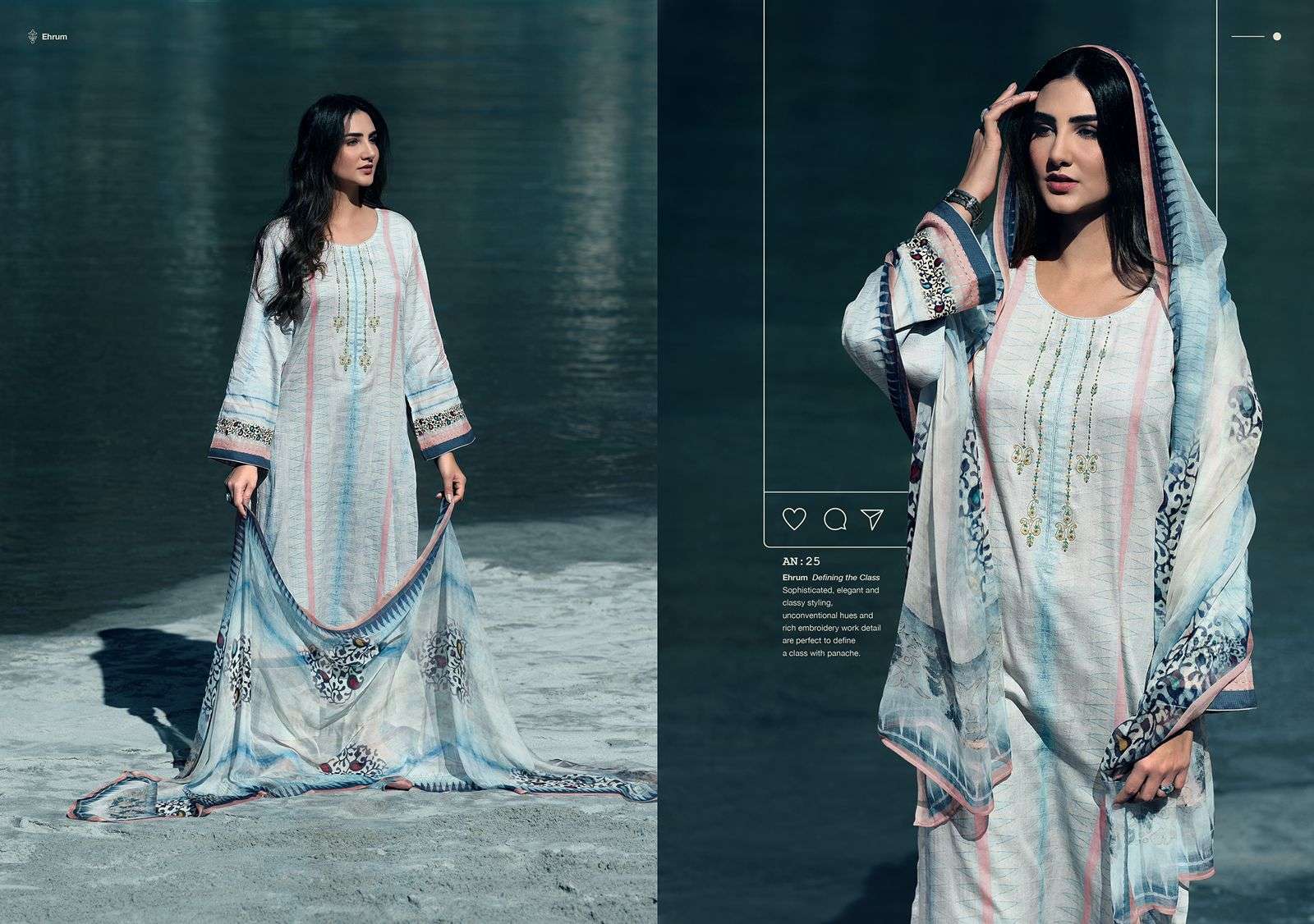 ANISHKA BY EHRUM 21 TO 26 SERIES BEAUTIFUL SUITS COLORFUL STYLISH FANCY CASUAL WEAR & ETHNIC WEAR COTTON DIGITAL PRINT DRESSES AT WHOLESALE PRICE