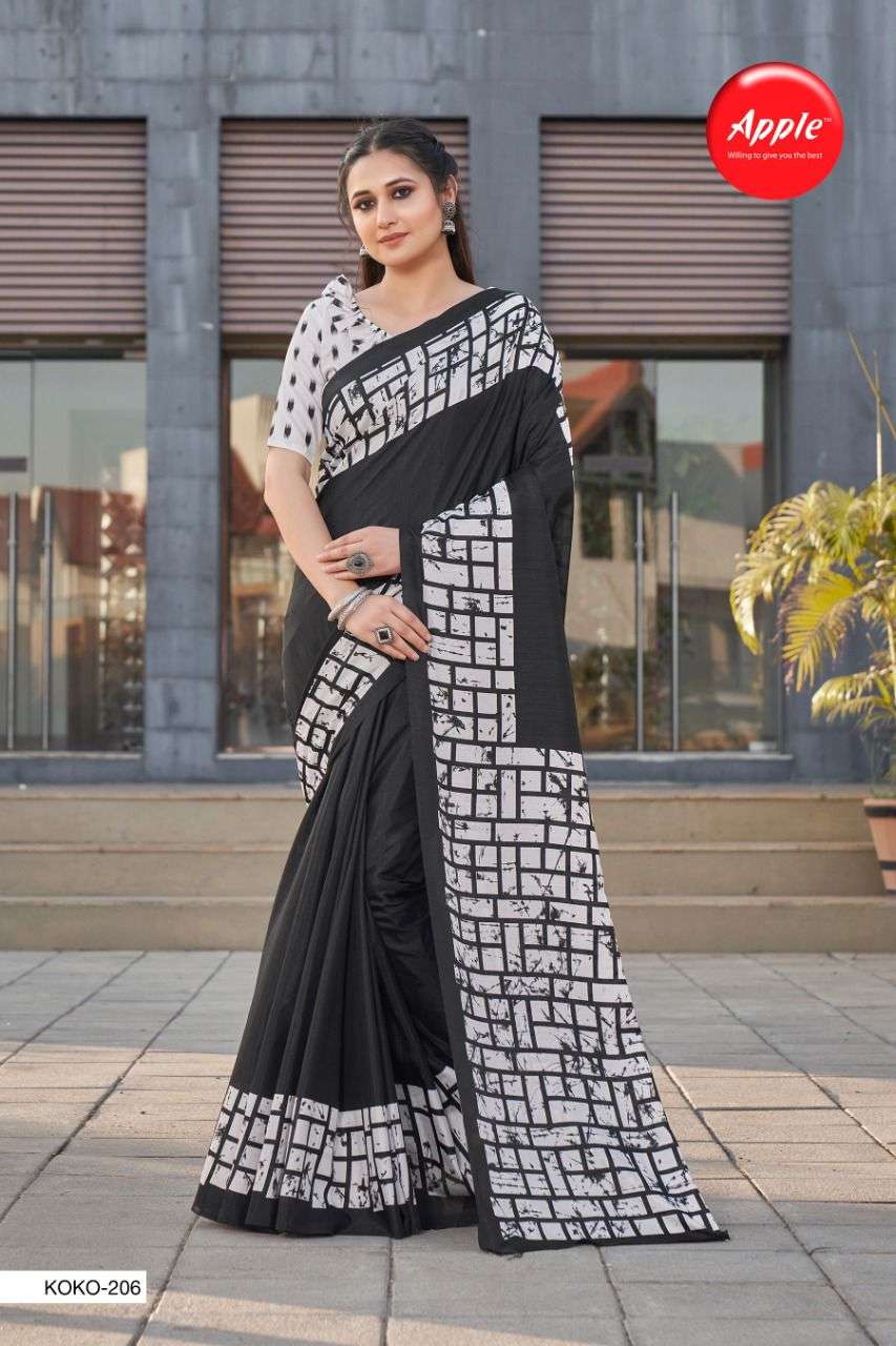 KOKO VOL-2 BY APPLE 201 TO 212 SERIES INDIAN TRADITIONAL WEAR COLLECTION BEAUTIFUL STYLISH FANCY COLORFUL PARTY WEAR & OCCASIONAL WEAR DOLA SILK SAREES AT WHOLESALE PRICE