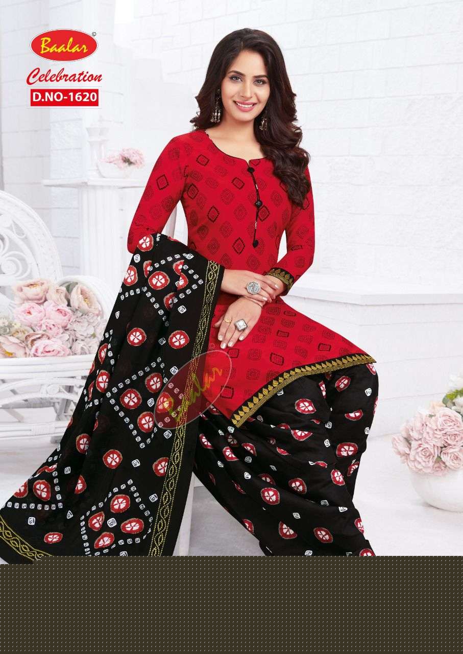 CELEBRATION VOL-16 BY BAALAR 1611 TO 1623 SERIES BEAUTIFUL STYLISH SUITS FANCY COLORFUL CASUAL WEAR & ETHNIC WEAR & READY TO WEAR HEAVY COTTON PRINTED DRESSES AT WHOLESALE PRICE