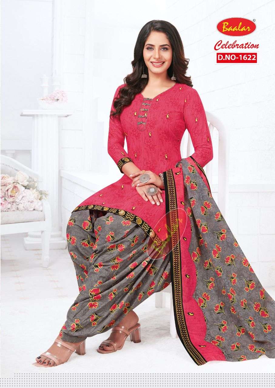 CELEBRATION VOL-16 BY BAALAR 1611 TO 1623 SERIES BEAUTIFUL STYLISH SUITS FANCY COLORFUL CASUAL WEAR & ETHNIC WEAR & READY TO WEAR HEAVY COTTON PRINTED DRESSES AT WHOLESALE PRICE