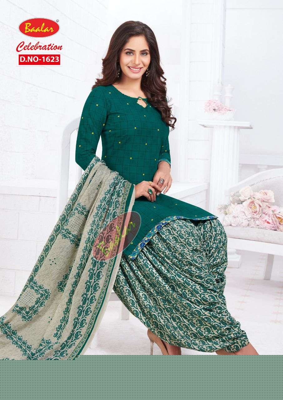 CELEBRATION VOL-16 BY BAALAR 1611 TO 1623 SERIES BEAUTIFUL STYLISH SUITS FANCY COLORFUL CASUAL WEAR & ETHNIC WEAR & READY TO WEAR HEAVY COTTON PRINTED DRESSES AT WHOLESALE PRICE