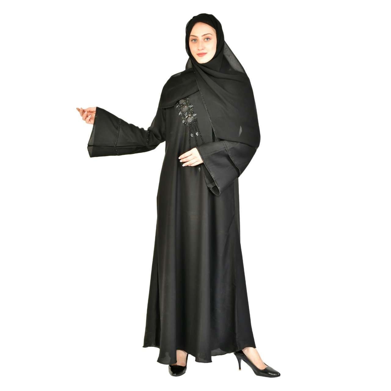 TRADITIONAL BURQA BY FASHID WHOLESALE 01 TO 06 SERIES BEAUTIFUL STYLISH FANCY COLORFUL CASUAL WEAR & ETHNIC WEAR FANCY BURQA AT WHOLESALE PRICE