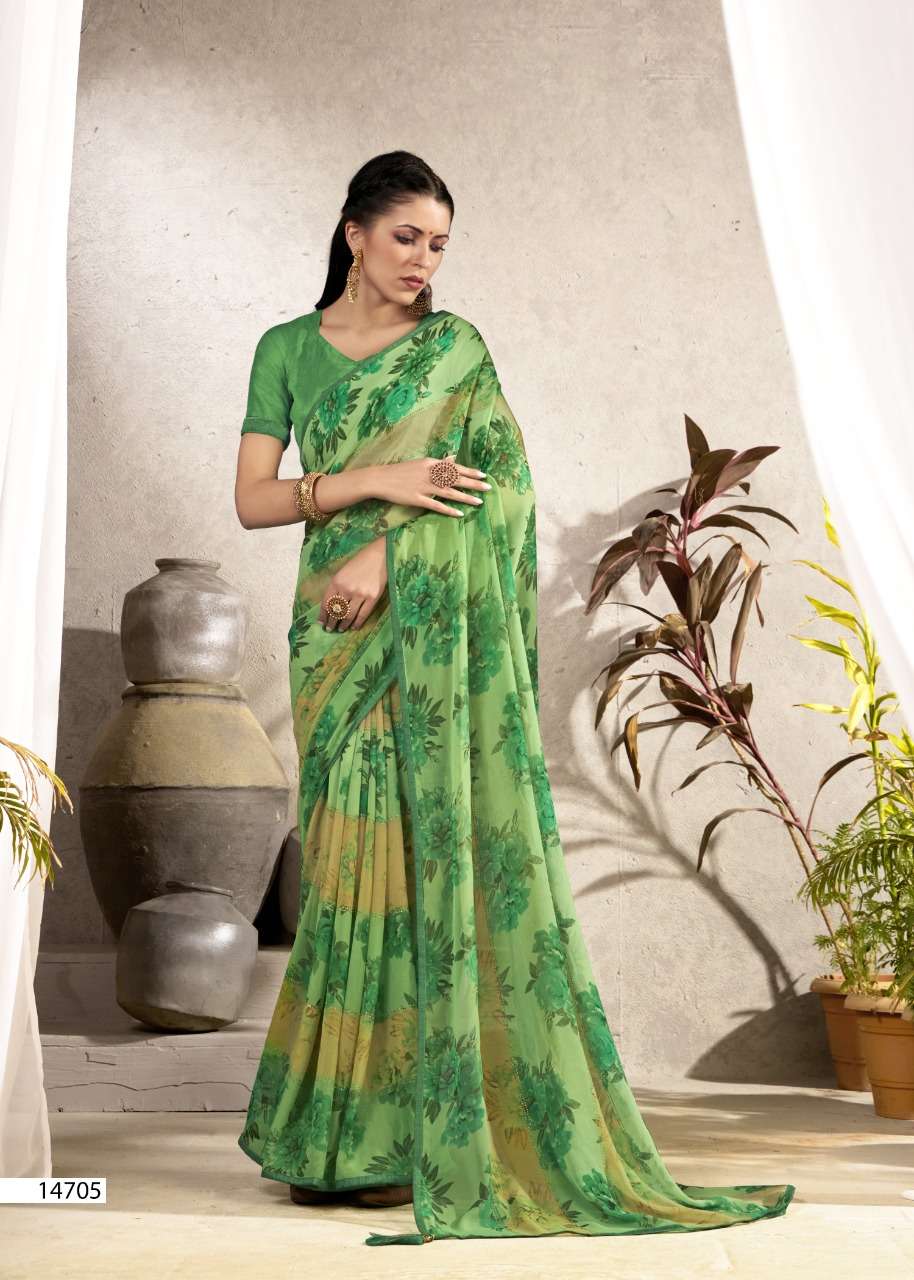 SONIYA BY VALLABHI PRINTS 14701 TO 14708 SERIES INDIAN TRADITIONAL WEAR COLLECTION BEAUTIFUL STYLISH FANCY COLORFUL PARTY WEAR & OCCASIONAL WEAR GEORGETTE SAREES AT WHOLESALE PRICE