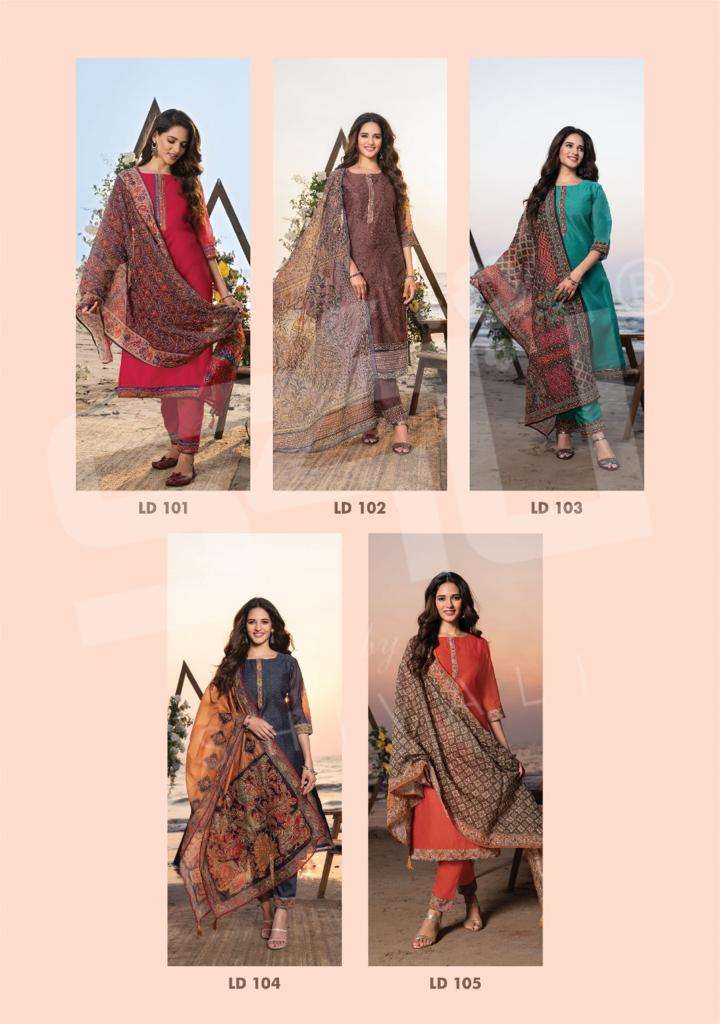 LOVE FOR DUPATTA BY 1 LOVE 101 TO 107 SERIES BEAUTIFUL SUITS COLORFUL STYLISH FANCY CASUAL WEAR & ETHNIC WEAR FANCY DRESSES AT WHOLESALE PRICE