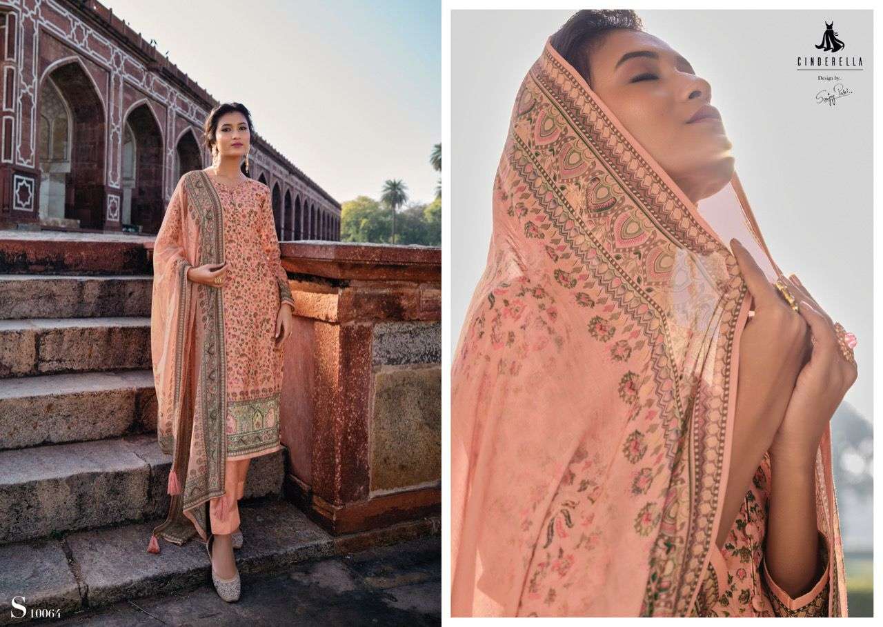 SIBAYASH BY CINDERELLA 10063 TO 10068 SERIES BEAUTIFUL SUITS COLORFUL STYLISH FANCY CASUAL WEAR & ETHNIC WEAR PURE MUSLIN DIGITAL PRINT DRESSES AT WHOLESALE PRICE