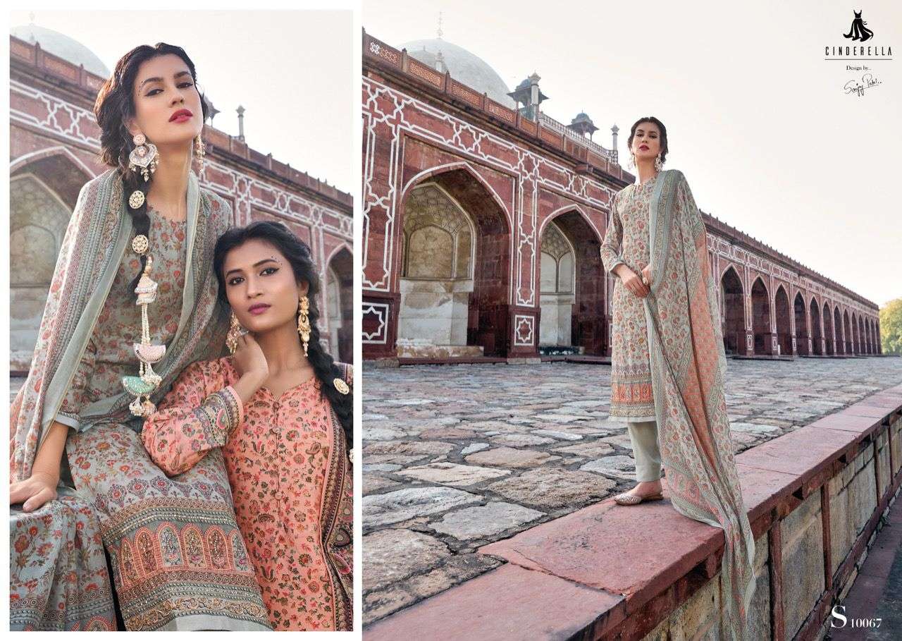 SIBAYASH BY CINDERELLA 10063 TO 10068 SERIES BEAUTIFUL SUITS COLORFUL STYLISH FANCY CASUAL WEAR & ETHNIC WEAR PURE MUSLIN DIGITAL PRINT DRESSES AT WHOLESALE PRICE