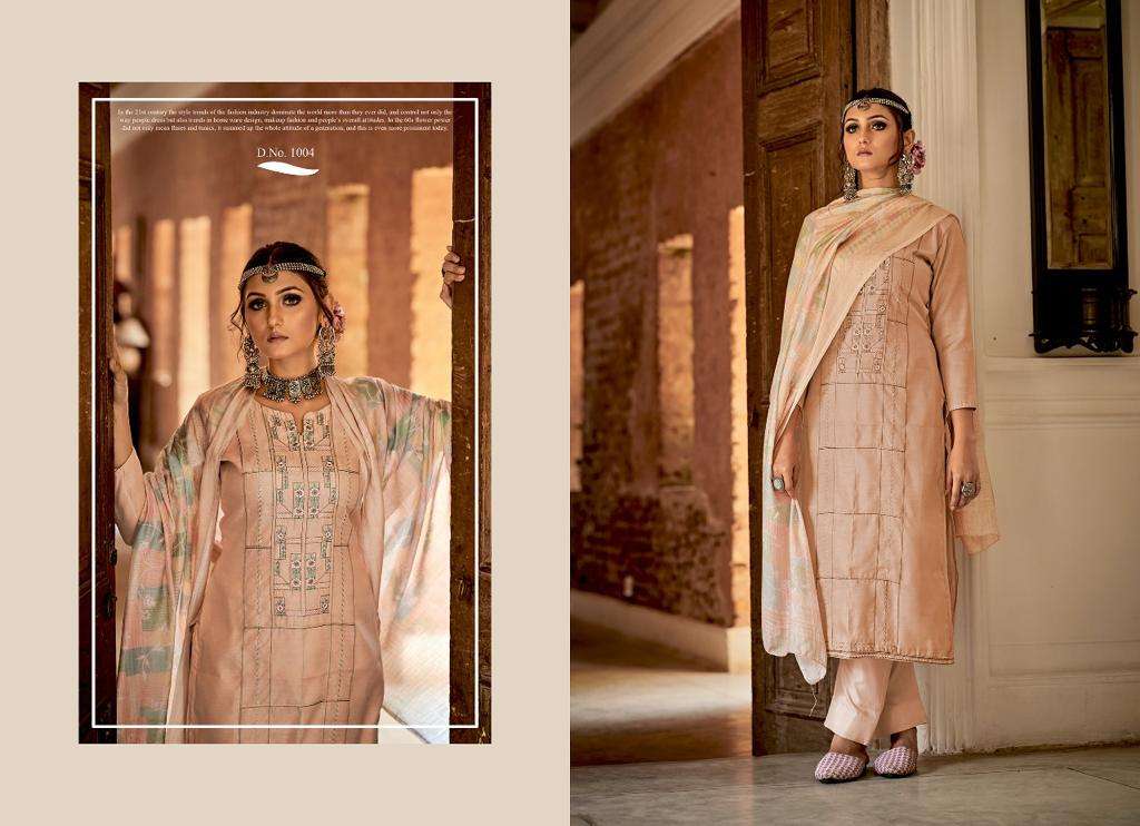 TAAJ BY SELTOS 1001 TO 1006 SERIES BEAUTIFUL SUITS COLORFUL STYLISH FANCY CASUAL WEAR & ETHNIC WEAR FANCY DRESSES AT WHOLESALE PRICE