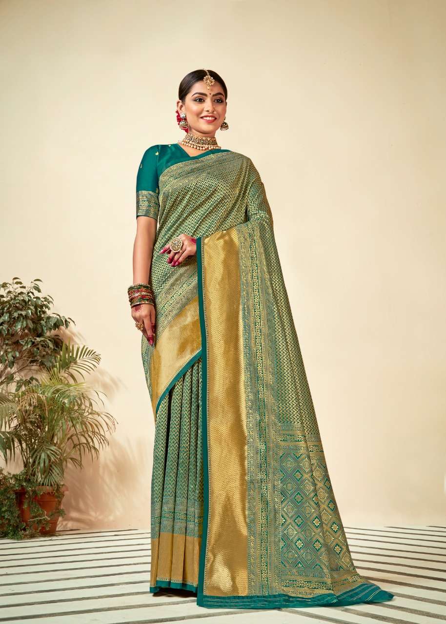 KALYANI BY REVANTA 28001 TO 28005 SERIES INDIAN TRADITIONAL WEAR COLLECTION BEAUTIFUL STYLISH FANCY COLORFUL PARTY WEAR & OCCASIONAL WEAR PURE SILK SAREES AT WHOLESALE PRICE